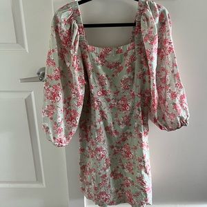 Anthropologie Forever that Girl Puff Sleeve dress